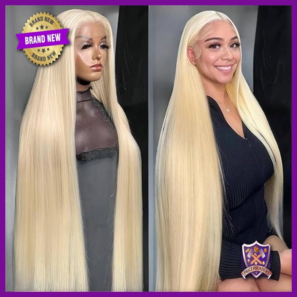 30 Inch Human Hair Lace Front Wig 13x6 HD Lace Brazilian Straight